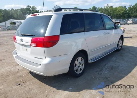 2004 Toyota Sienna Xle из США, поврежденный, VIN 5TDZA22C74S063350